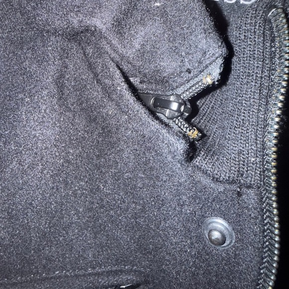 GUESS Mens Hooded Pea Coat Black Quilted Lining Utility Coat XL 111AB633 - Picture 7 of 16